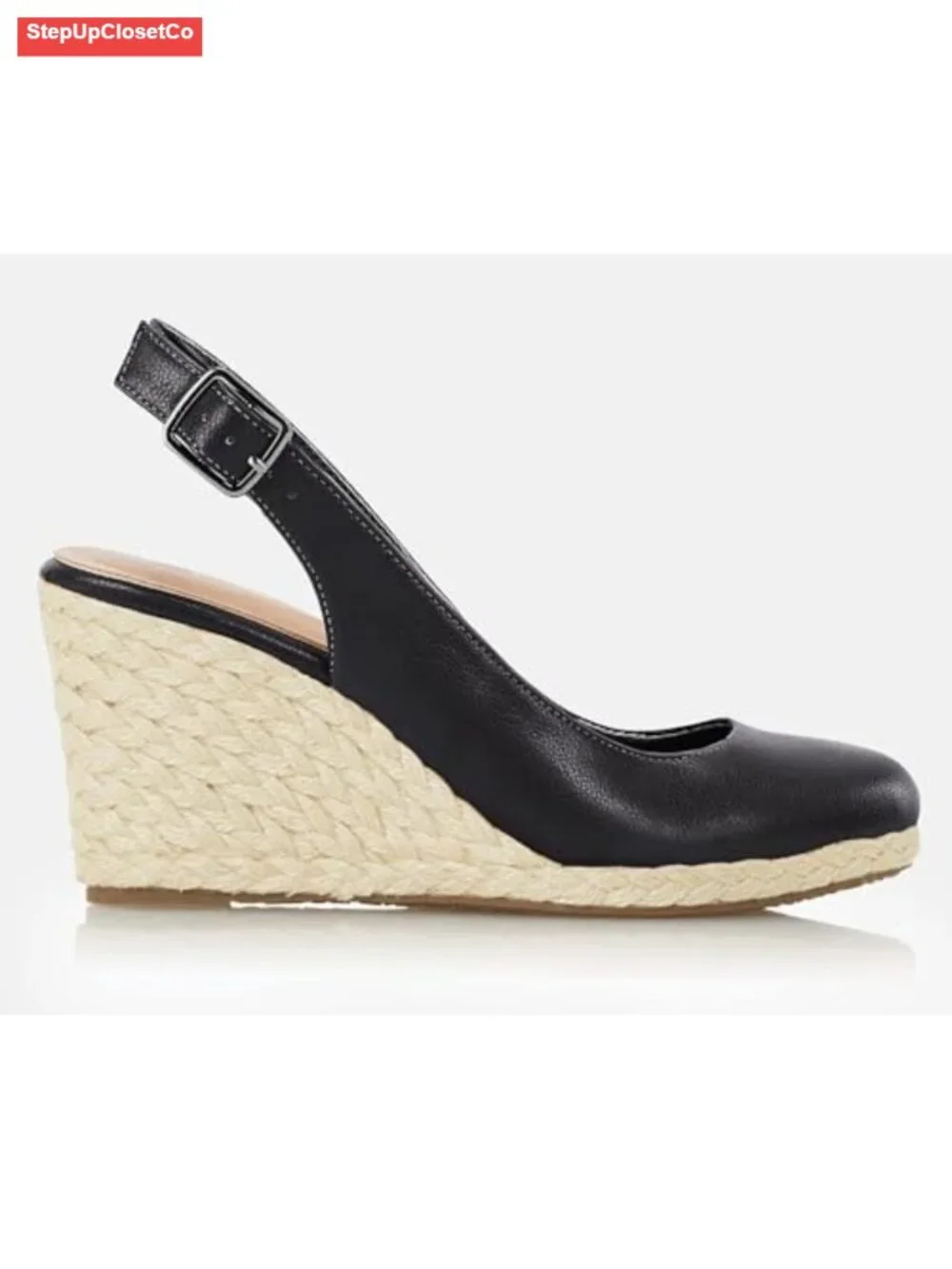 Closed Toe Espadrilles Wedge Sandals with Ankle Strap
